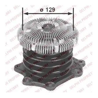Pompe à eau DELPHI WP2497