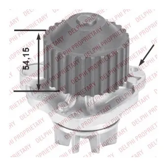 Pompe à eau DELPHI WP2502
