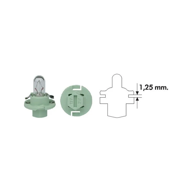 Ampoule, éclairage des instruments MAGNETI MARELLI 002053100000