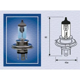 Ampoule, projecteur longue portée MAGNETI MARELLI 002156100000