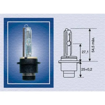 Ampoule, projecteur longue portée MAGNETI MARELLI 002541100000