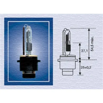 Ampoule, projecteur longue portée MAGNETI MARELLI 002542100000