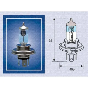 Ampoule, projecteur longue portée MAGNETI MARELLI 002585100000