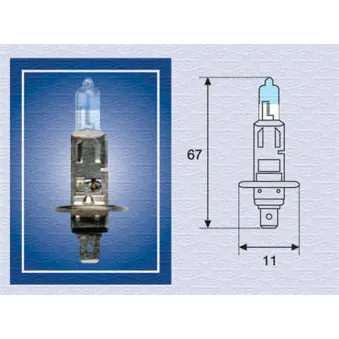 Ampoule, projecteur longue portée MAGNETI MARELLI 002587100000