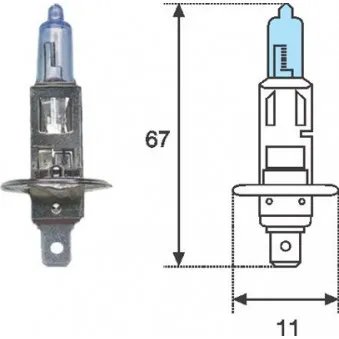 Ampoule, projecteur longue portée MAGNETI MARELLI 002601100000