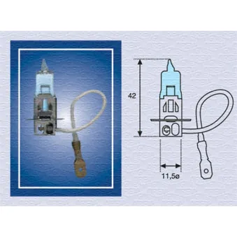 Ampoule, projecteur antibrouillard MAGNETI MARELLI 002604100000
