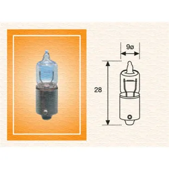 Ampoule, feu arrière MAGNETI MARELLI 002701100000