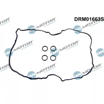 Jeu de joints d'étanchéité, couvercle de culasse Dr.Motor DRM01663S