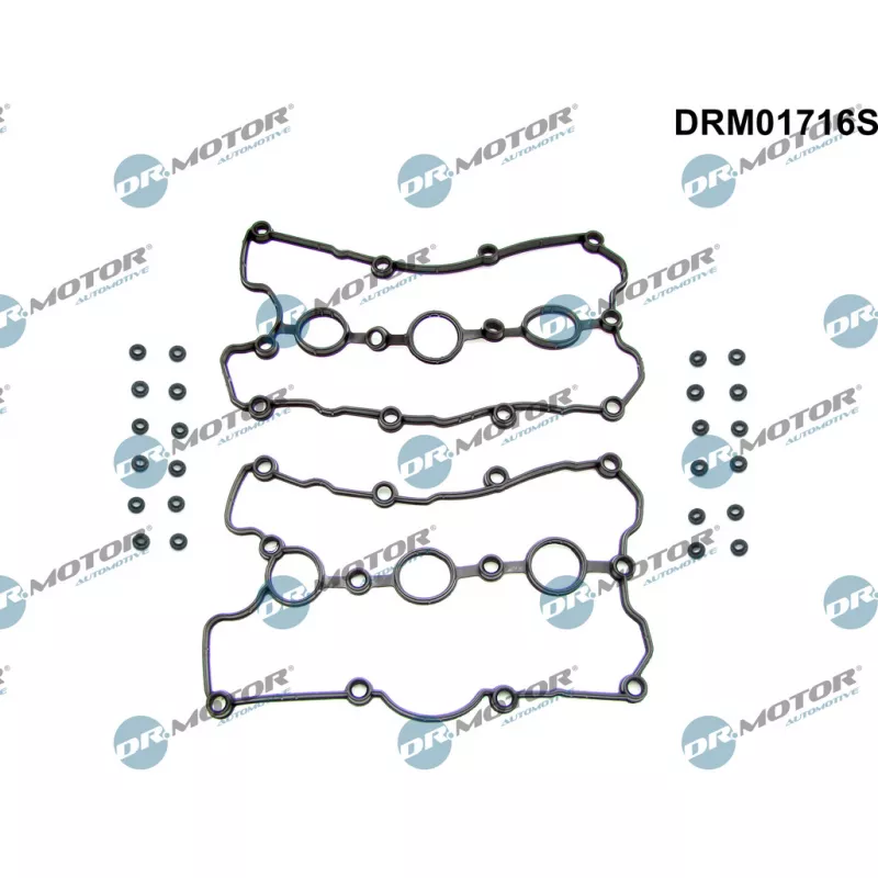 Jeu de joints d'étanchéité, couvercle de culasse Dr.Motor DRM01716S