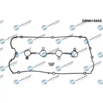 Jeu de joints d'étanchéité, couvercle de culasse Dr.Motor