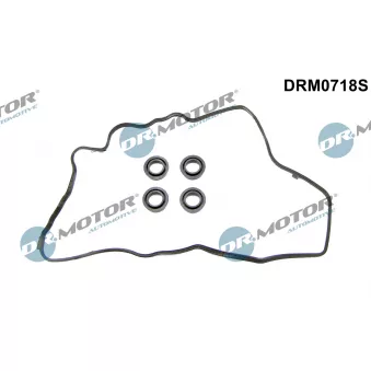 Jeu de joints d'étanchéité, couvercle de culasse Dr.Motor DRM0718S