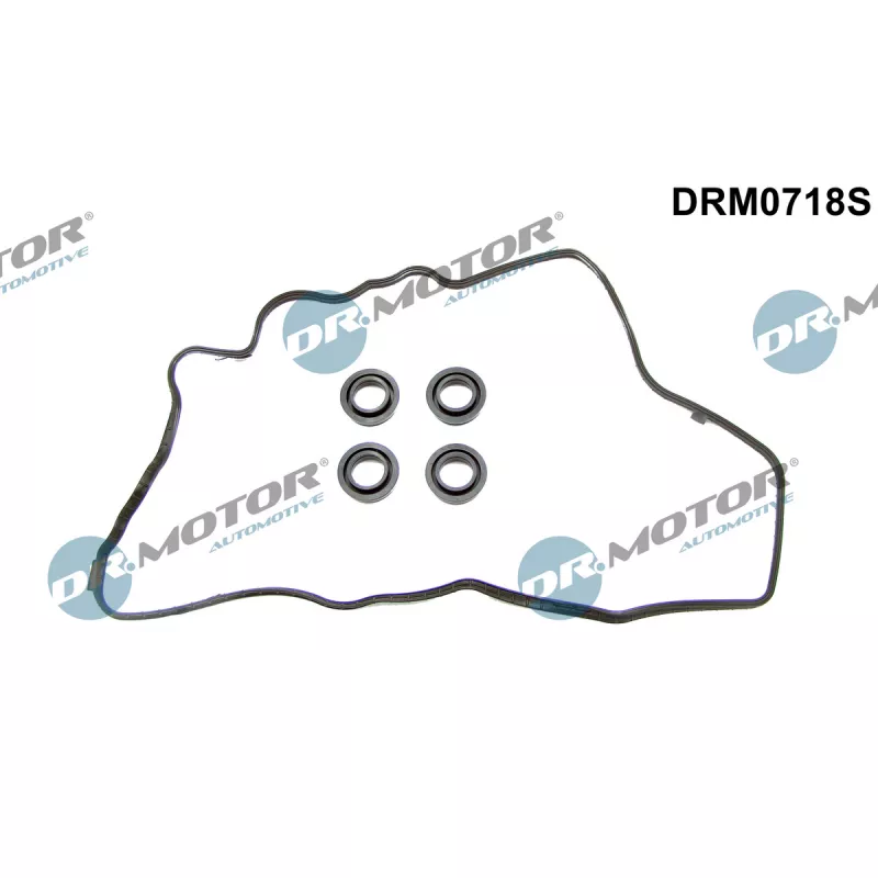 Jeu de joints d'étanchéité, couvercle de culasse Dr.Motor DRM0718S