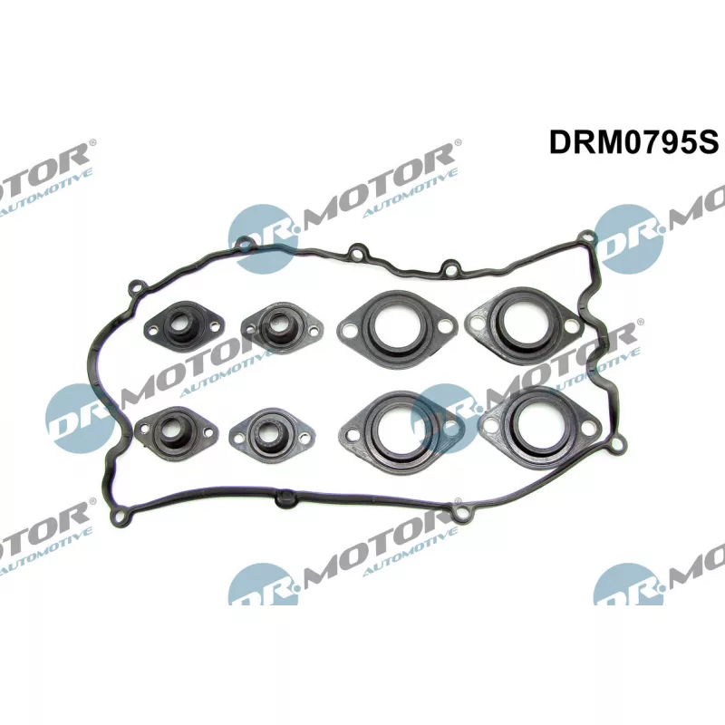 Jeu de joints d'étanchéité, couvercle de culasse Dr.Motor DRM0795S