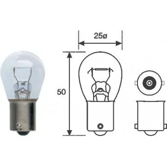 Ampoule, feu clignotant MAGNETI MARELLI 008506100000