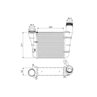 Intercooler, échangeur VALEO