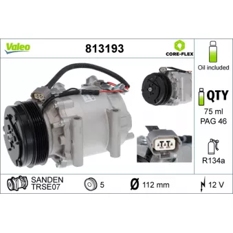 Compresseur, climatisation VALEO 813193
