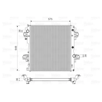 Radiateur, refroidissement du moteur VALEO 701226