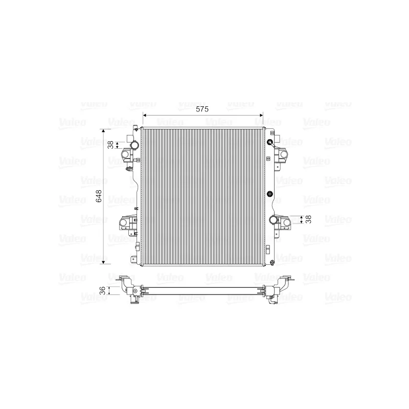 Radiateur, refroidissement du moteur VALEO 701226