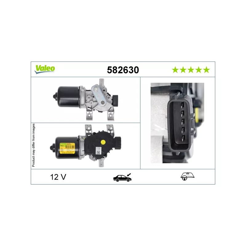 Moteur d'essuie-glace VALEO 582630
