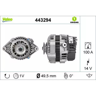 Alternateur VALEO 443294