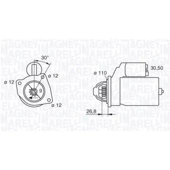Démarreur MAGNETI MARELLI