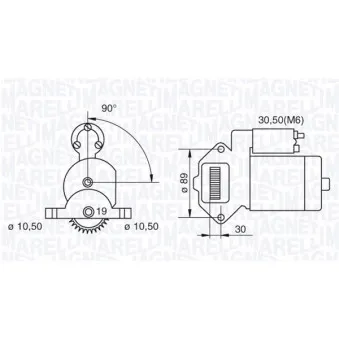 Démarreur MAGNETI MARELLI 063280022010