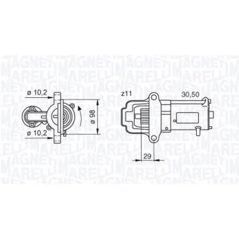 Démarreur MAGNETI MARELLI 063280027010