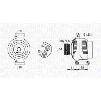 Alternateur MAGNETI MARELLI 063377022010