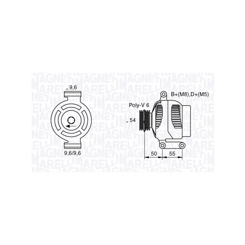 Alternateur MAGNETI MARELLI 063377024010