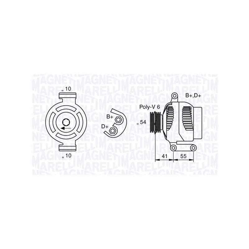 Alternateur MAGNETI MARELLI 063377025010