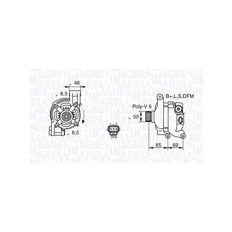 Alternateur MAGNETI MARELLI 063377420010