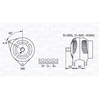Alternateur MAGNETI MARELLI 063377461010