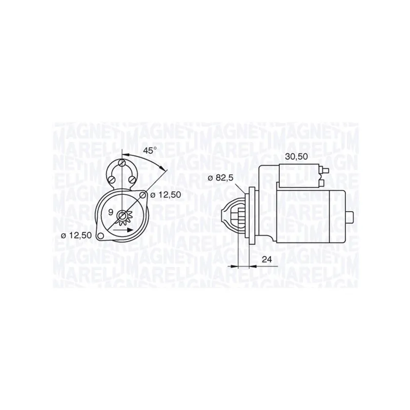 Démarreur MAGNETI MARELLI 063521090120