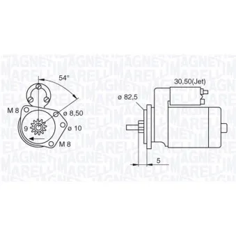 Démarreur MAGNETI MARELLI 063521120440