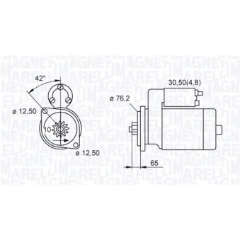 Démarreur MAGNETI MARELLI 063521230140