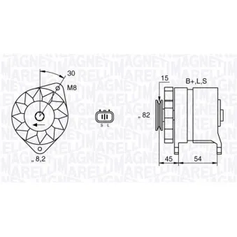 Alternateur MAGNETI MARELLI 063532605010