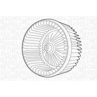 Pulseur d'air habitacle MAGNETI MARELLI 069401322010