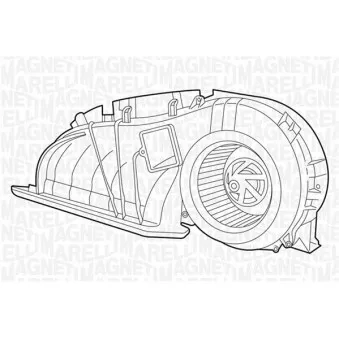 Pulseur d'air habitacle MAGNETI MARELLI 069401324010