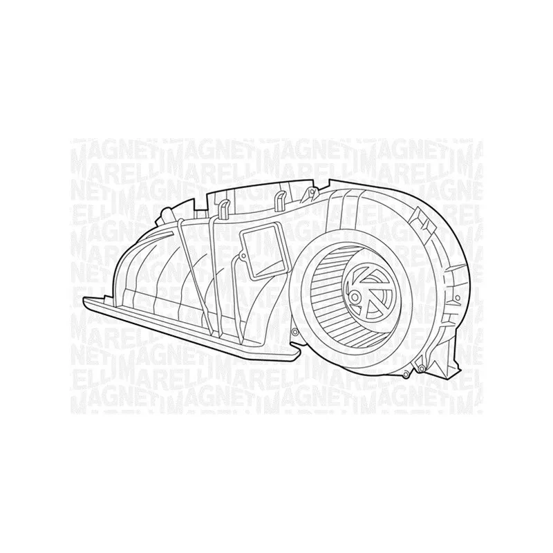 Pulseur d'air habitacle MAGNETI MARELLI 069401324010