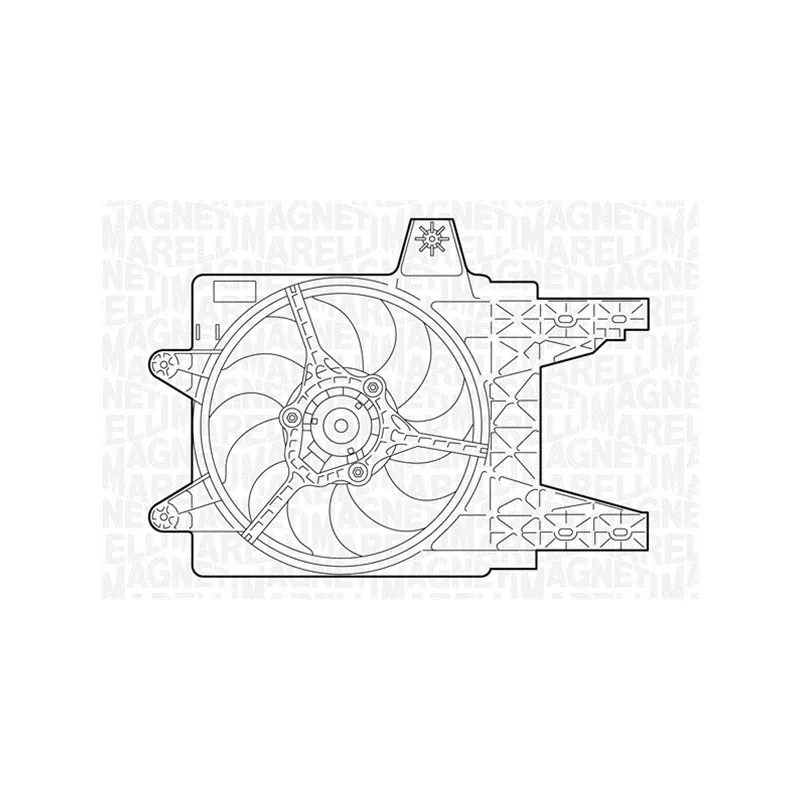 Ventilateur, refroidissement du moteur MAGNETI MARELLI 069402281010
