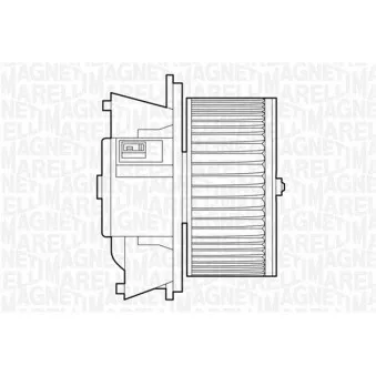 Pulseur d'air habitacle MAGNETI MARELLI 069412504010