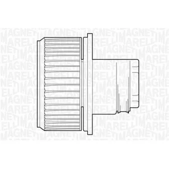 Pulseur d'air habitacle MAGNETI MARELLI 069412523010