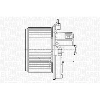 Pulseur d'air habitacle MAGNETI MARELLI 069412532010