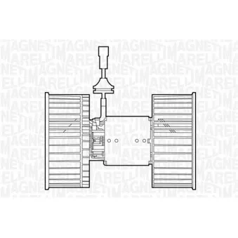 Pulseur d'air habitacle MAGNETI MARELLI 069412534010