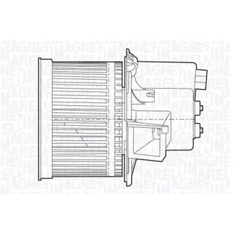 Pulseur d'air habitacle MAGNETI MARELLI 069412652010