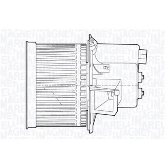 Pulseur d'air habitacle MAGNETI MARELLI 069412653010