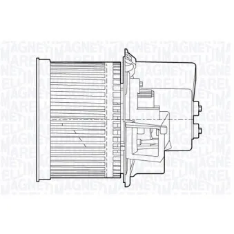 Pulseur d'air habitacle MAGNETI MARELLI 069412654010