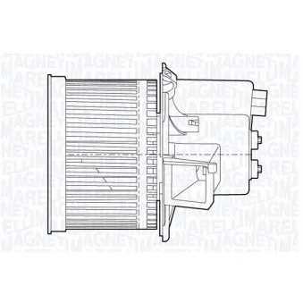 Pulseur d'air habitacle MAGNETI MARELLI 069412655010