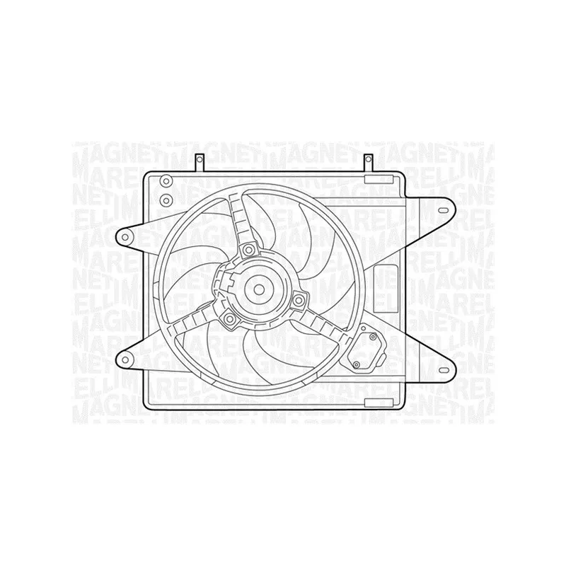 Ventilateur, refroidissement du moteur MAGNETI MARELLI 069422004010