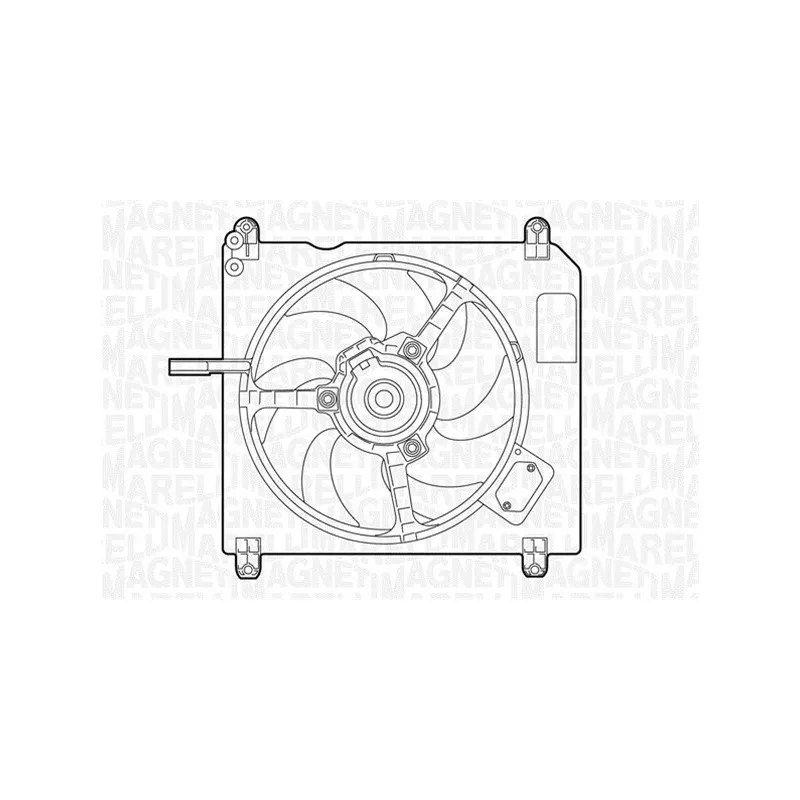 Ventilateur, refroidissement du moteur MAGNETI MARELLI 069422005010
